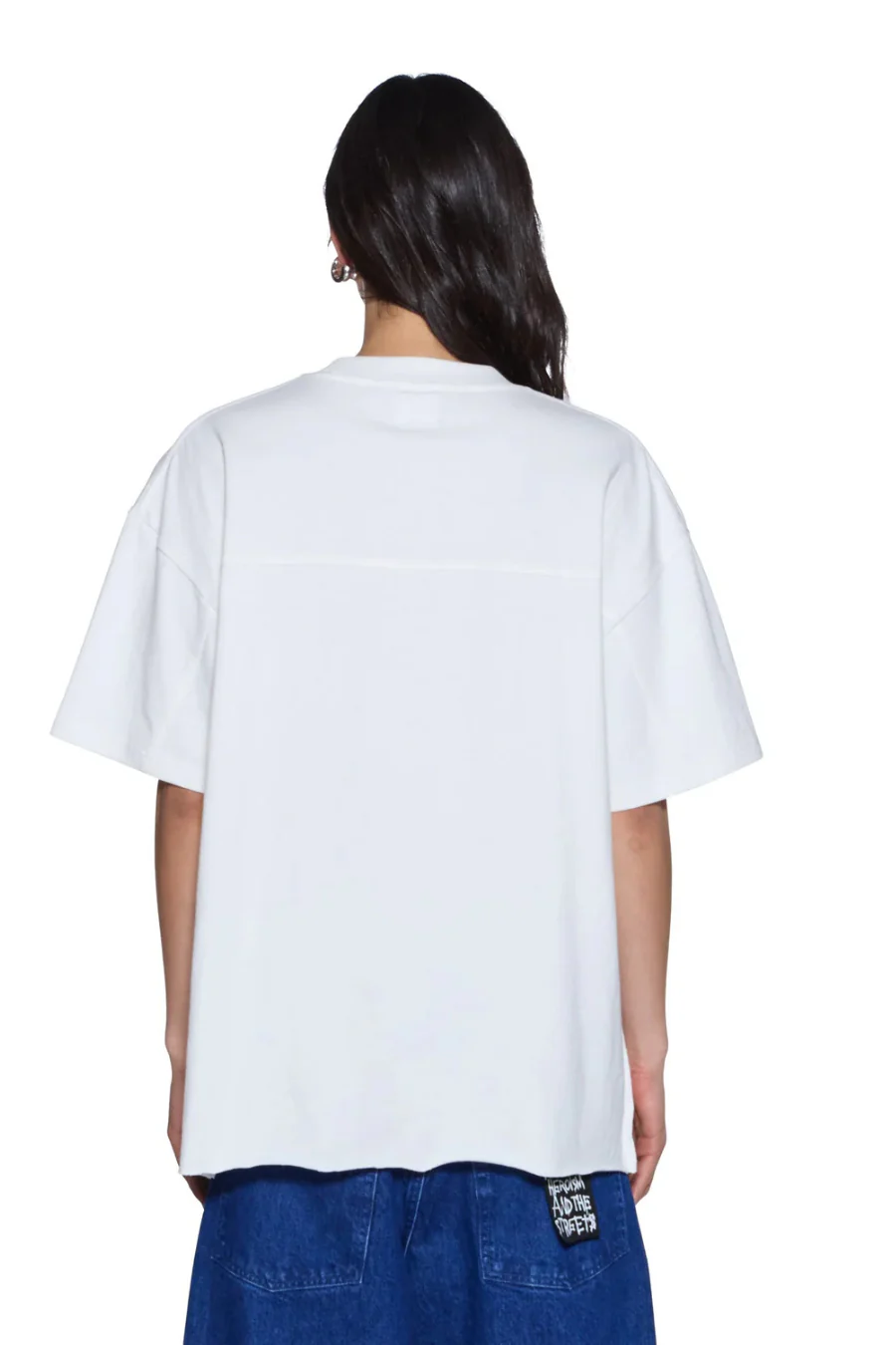 99 Jersey Boyfriend Tee Vintage White - Image 2