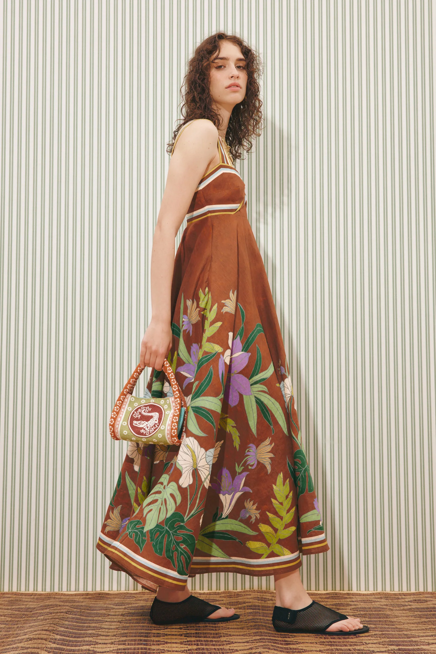Alfie Twist Sundress Chocolate - Image 3