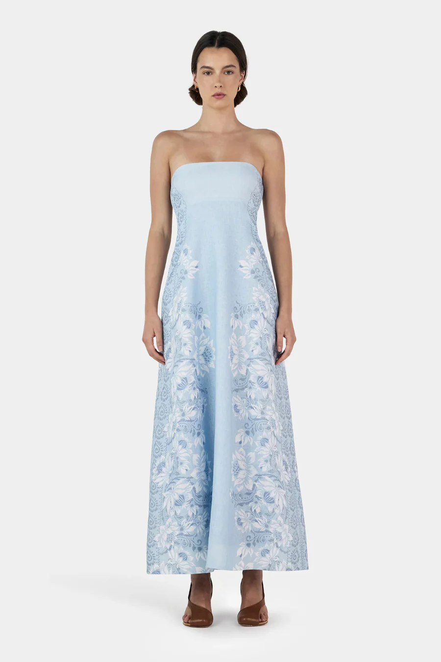 Alida Linen Maxi Dress Bells Beach - Image 3
