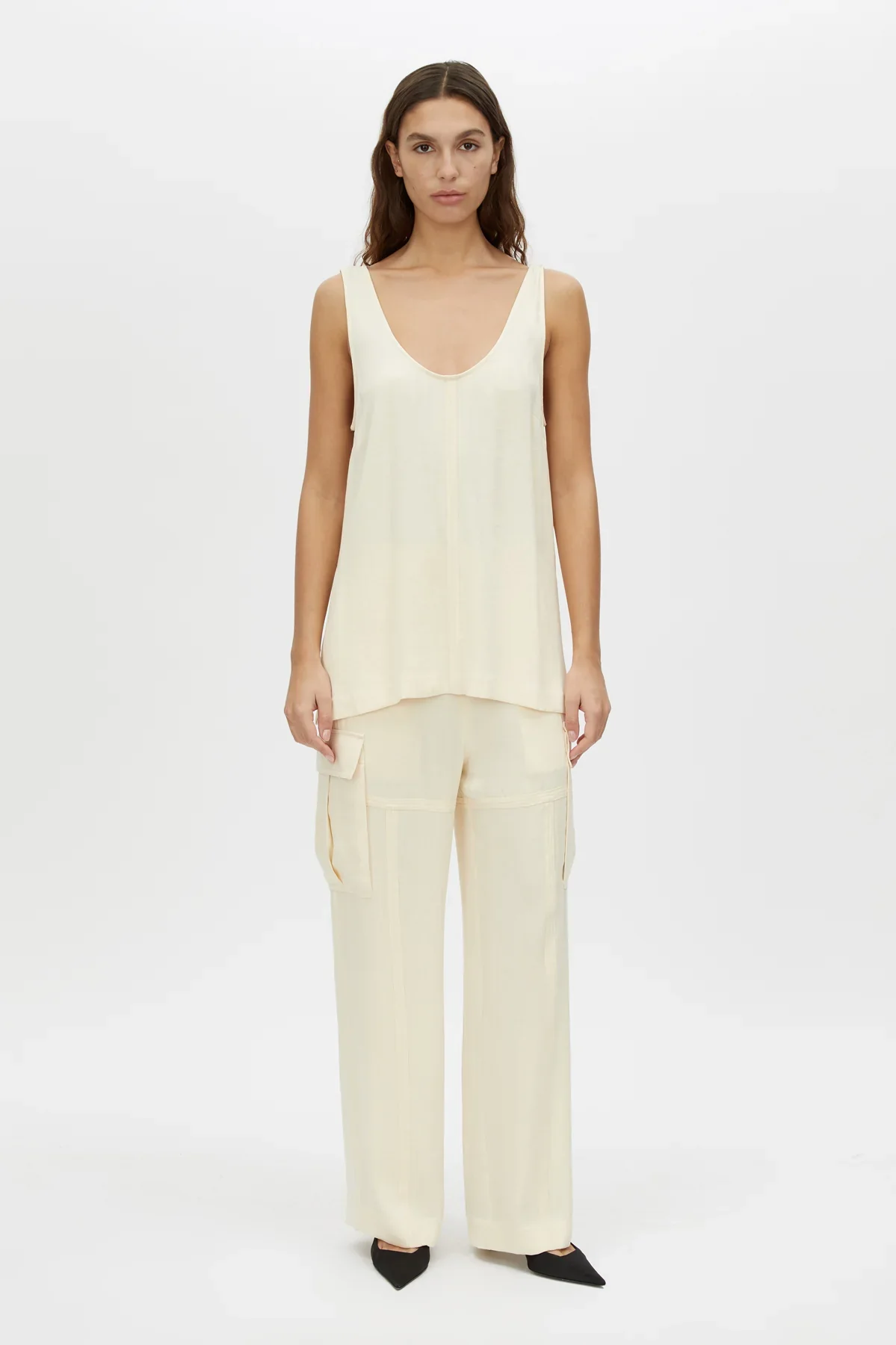 Allegro Satin Pant Cream