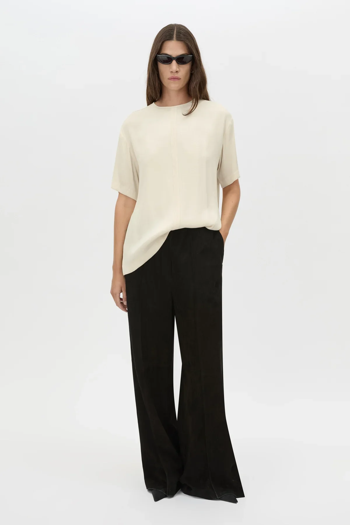 Allegro Satin Tee Cream