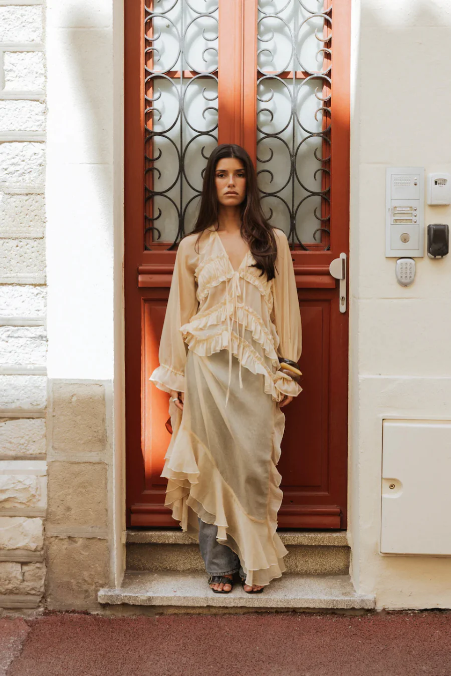 Amara Dress Champagne - Image 5