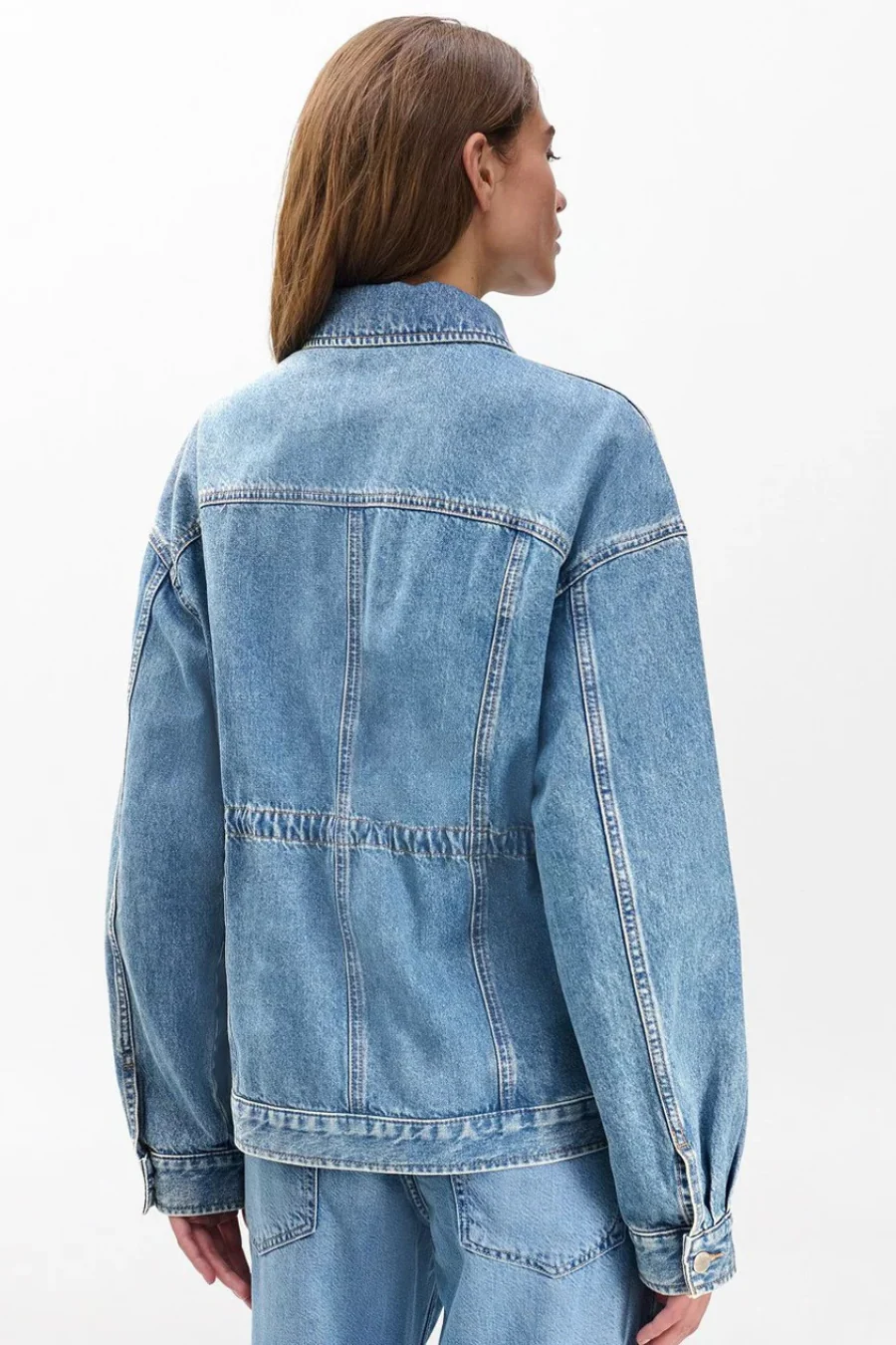 Amy Cinched Denim Jacket Ithaca - Image 2