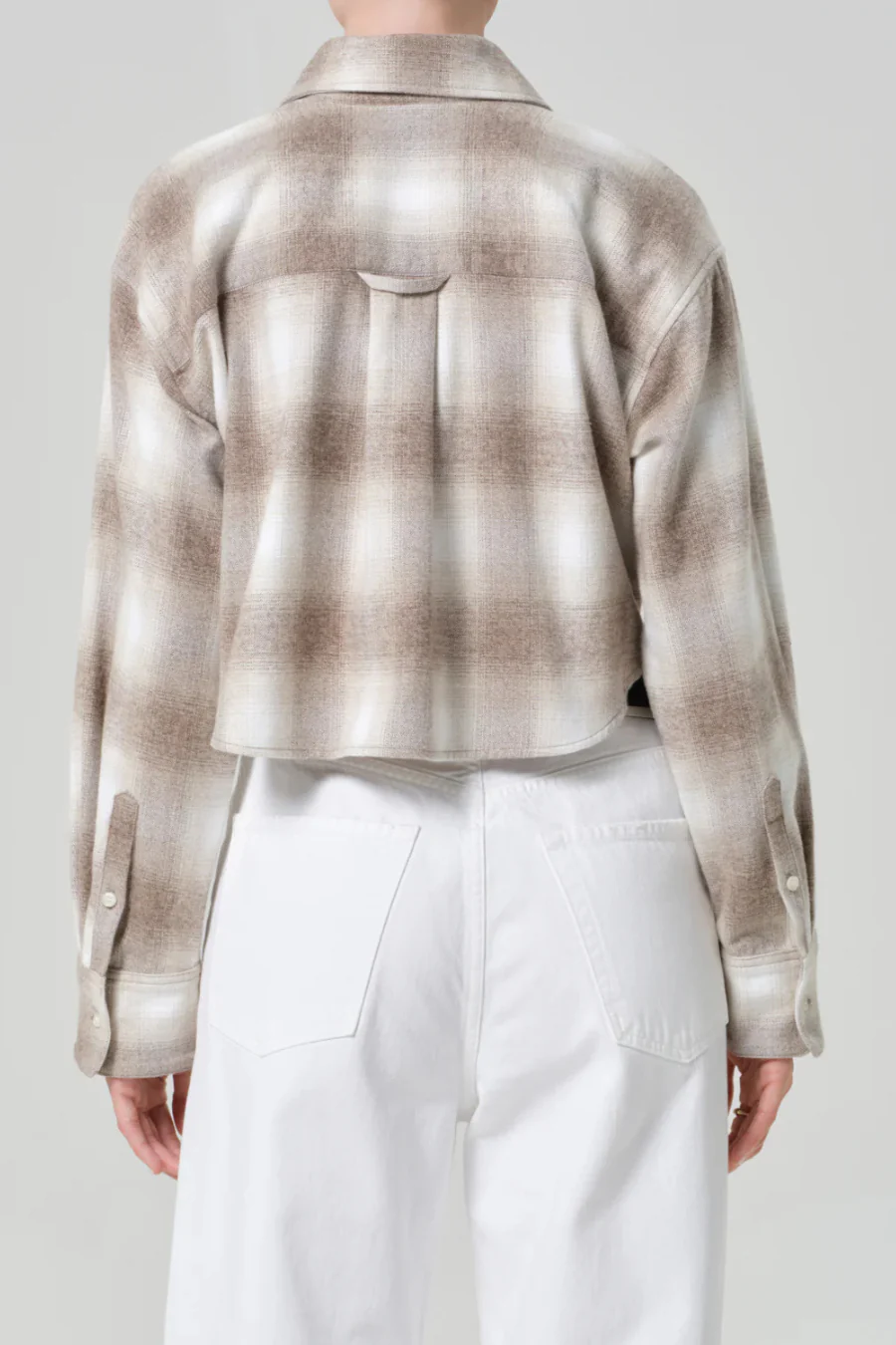 Ana Cropped Shirt Schiffer Plaid - Image 2