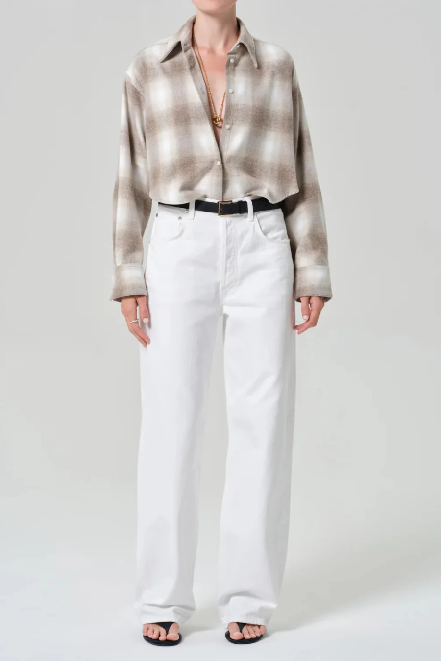 Ana Cropped Shirt Schiffer Plaid - Image 4