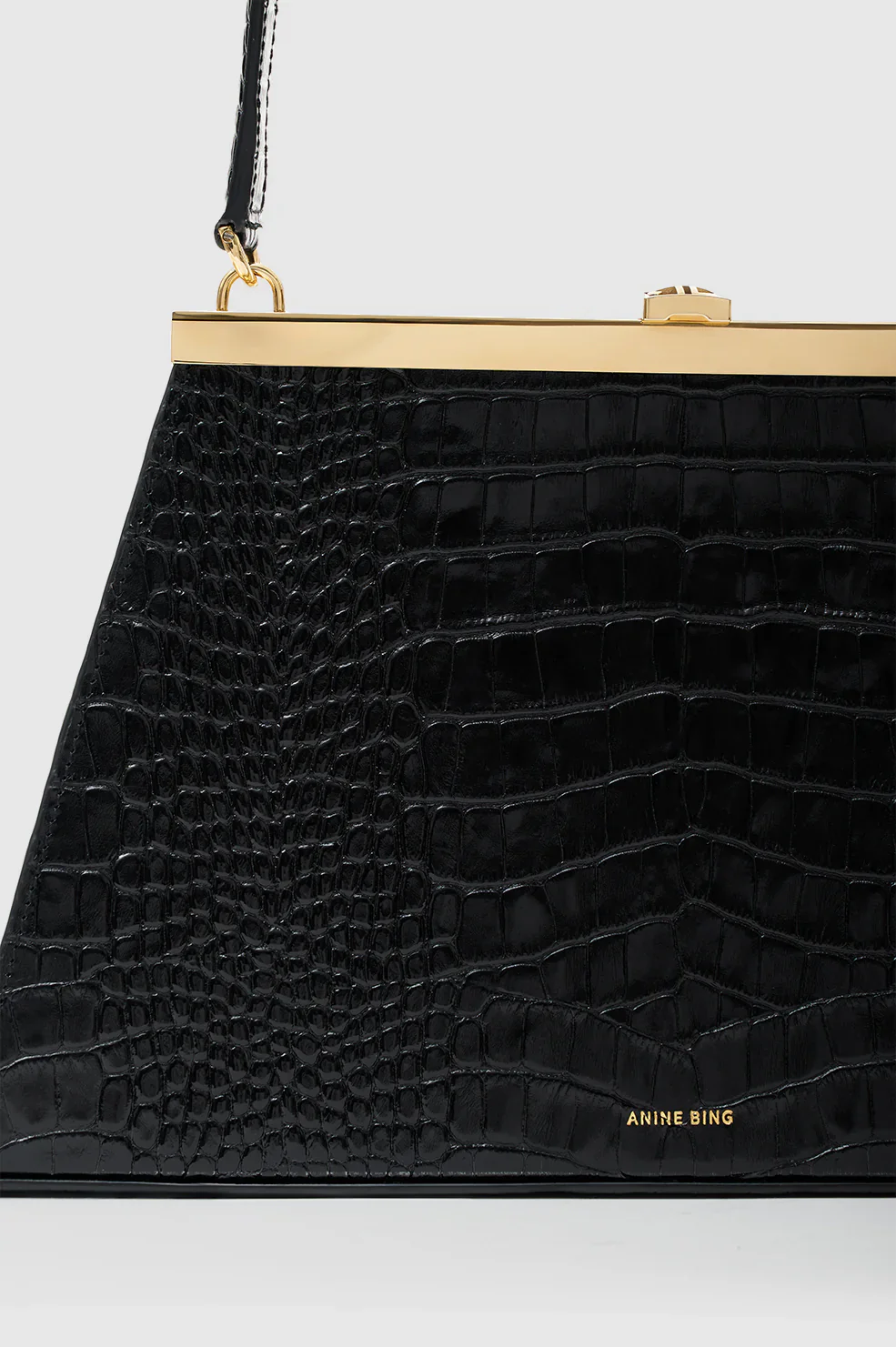 Anine Bag Black Embossed - Image 4