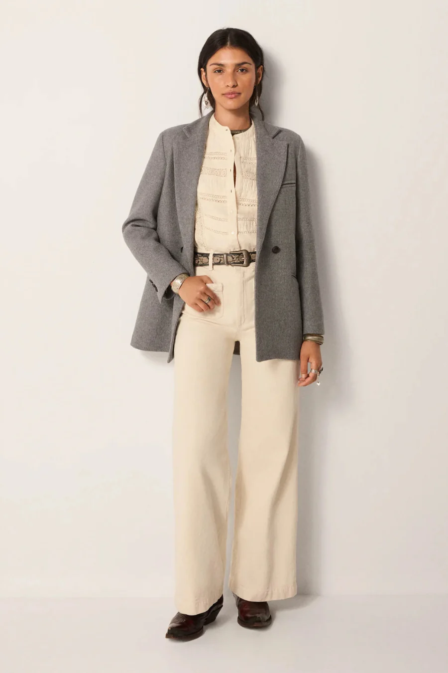 Anna Blazer Le Marais Gris - Image 3