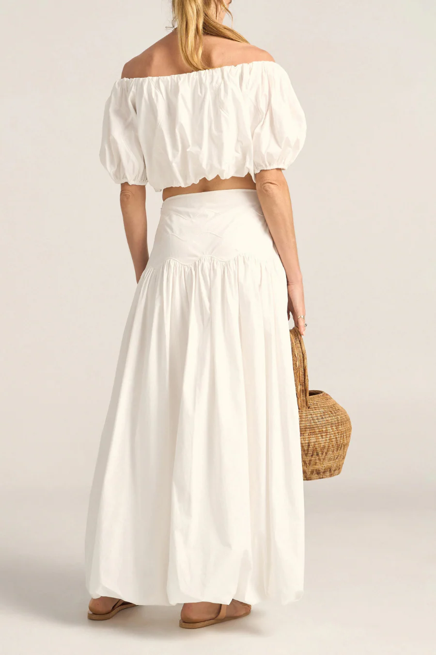 Antiope Top White Poplin - Image 2