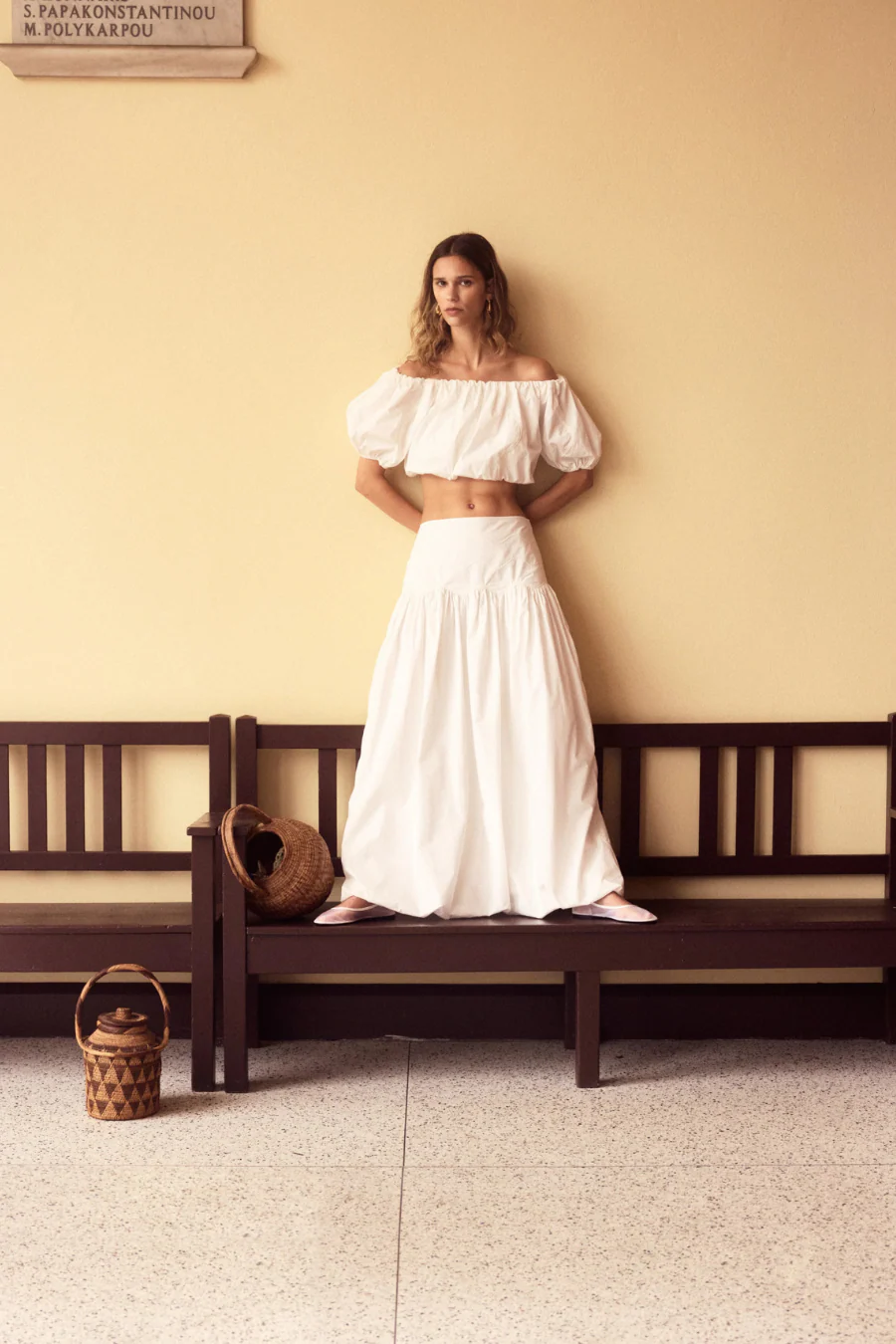 Antiope Top White Poplin - Image 3