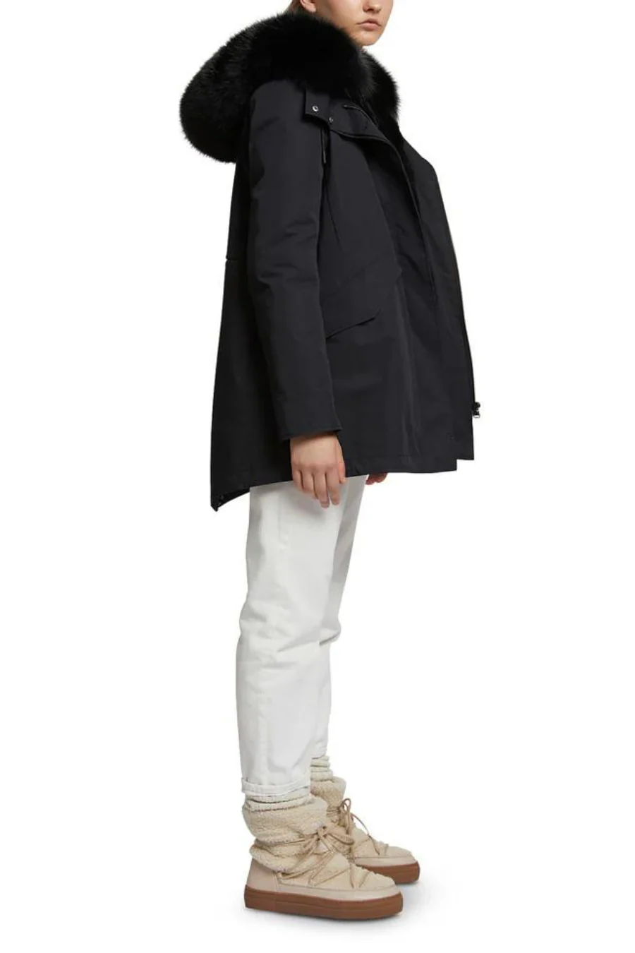 Army Parka 72cm Black - Image 3