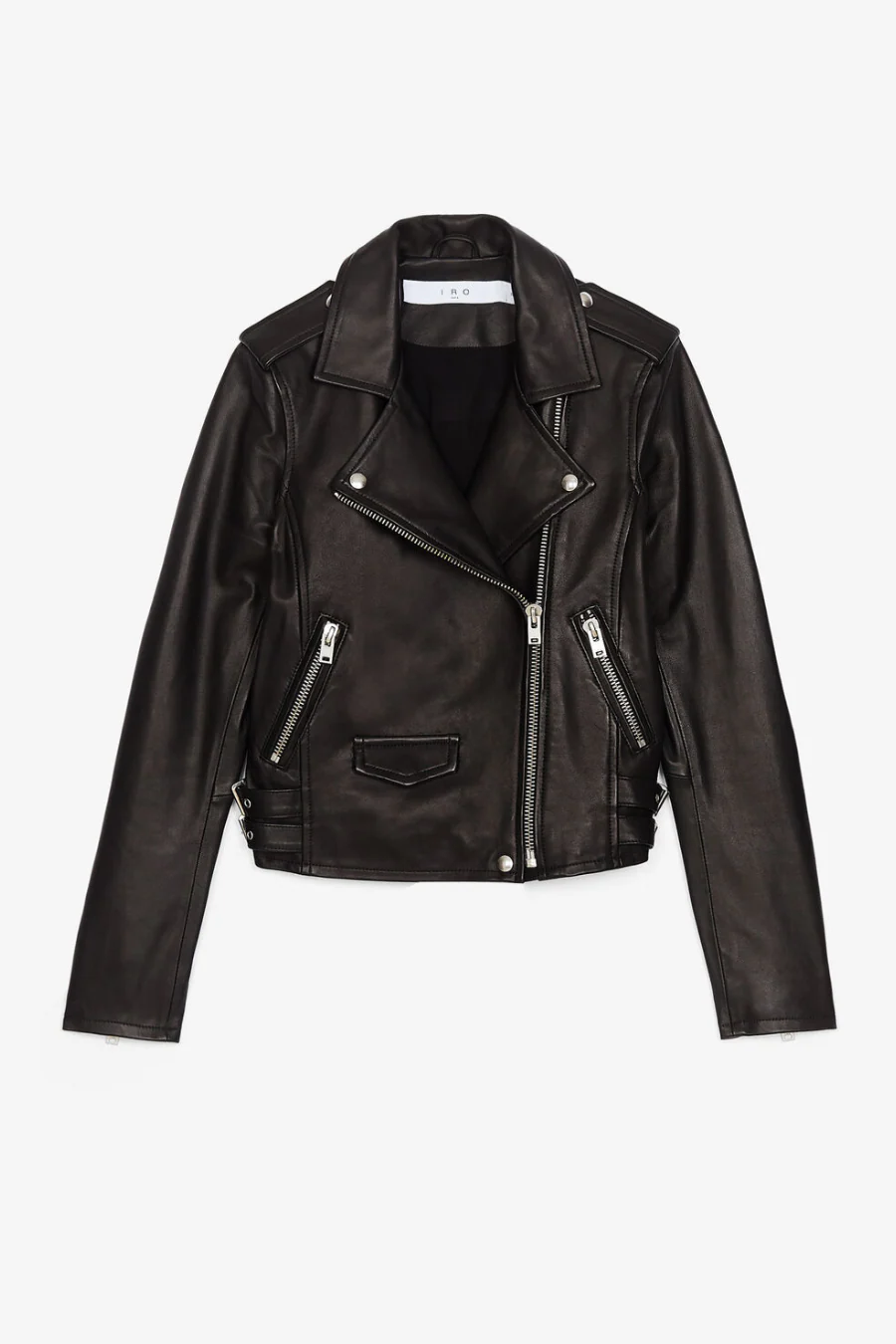 Ashville Leather Jacket Black - Image 5