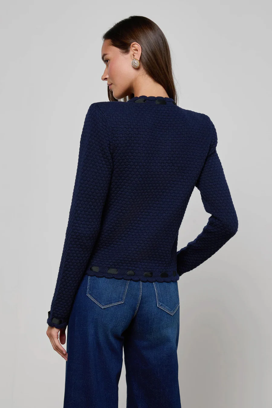 Astor Cardigan Midnight/ Black - Image 2