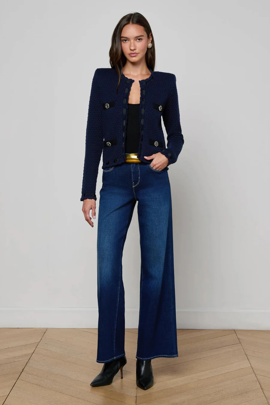Astor Cardigan Midnight/ Black - Image 3