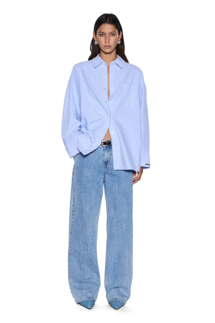 Astra LS Shirt Blue Oxford - Image 3