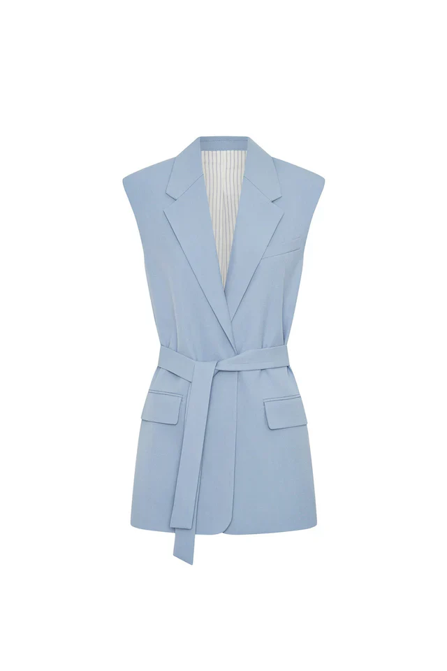 Atlantis Blazer Vest Cornflower Blue - Image 5