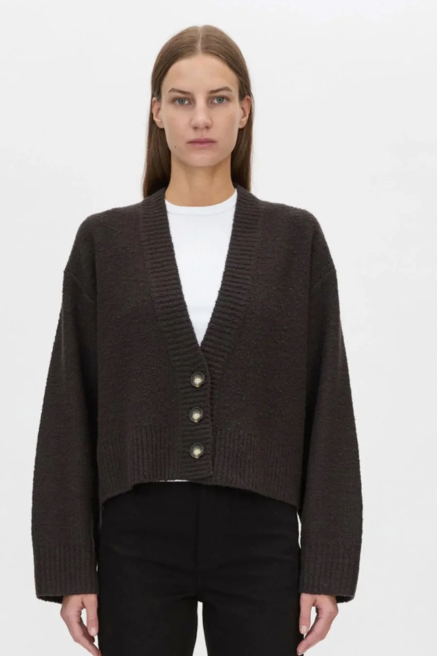 Atlas Knit Cardigan Slate - Image 4