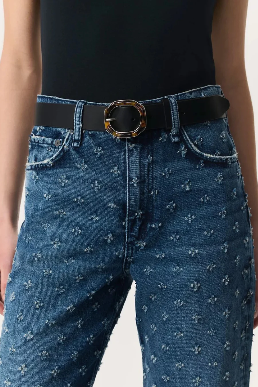Audrey Belt Black Tort - Image 2