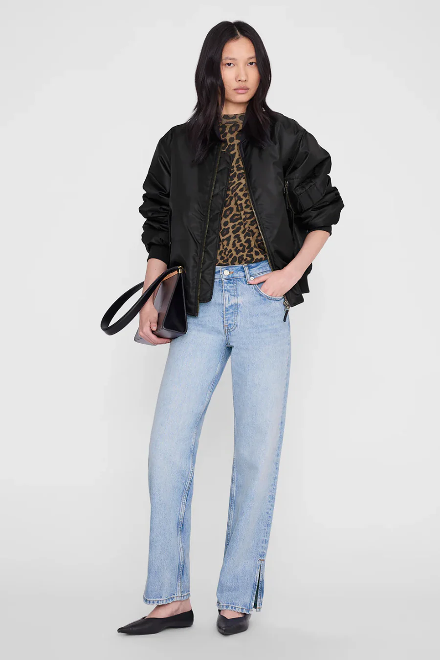 Avi Tee Black Brown Leopard - Image 2