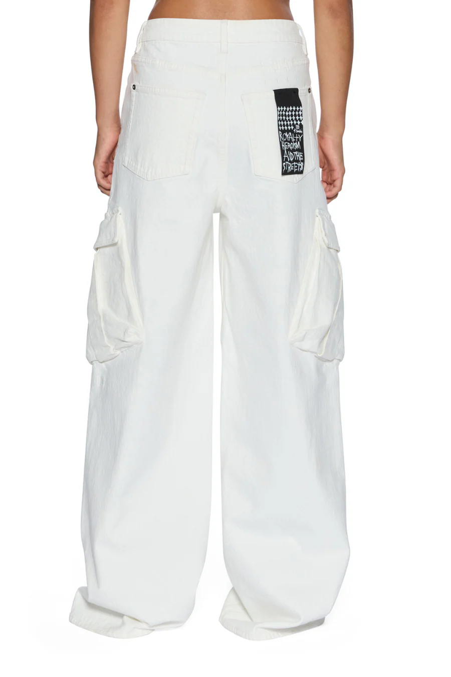 Baggy Jean Cargo Ecru - Image 3