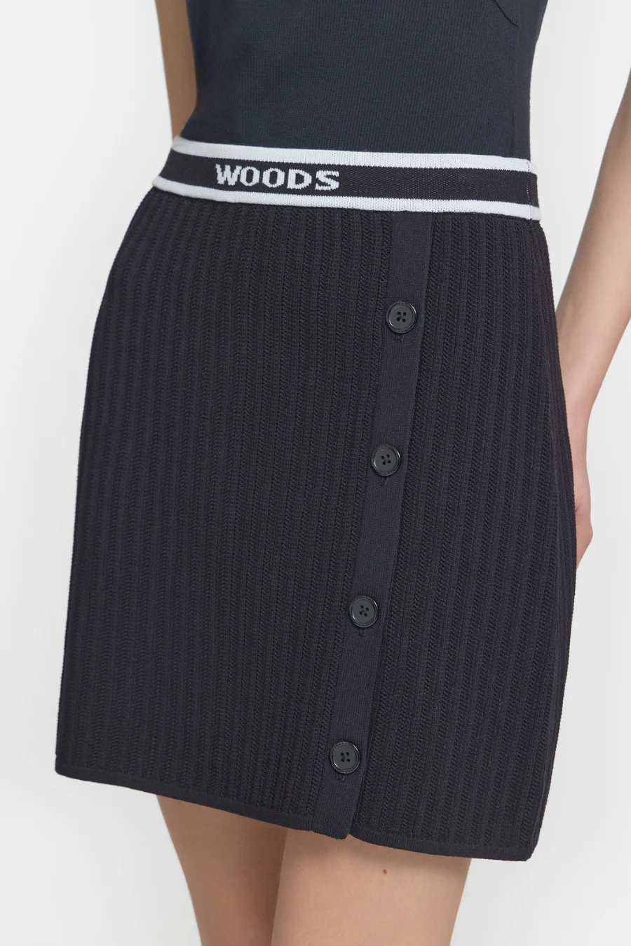 Baroque Skirt Black/ Ivory - Image 3
