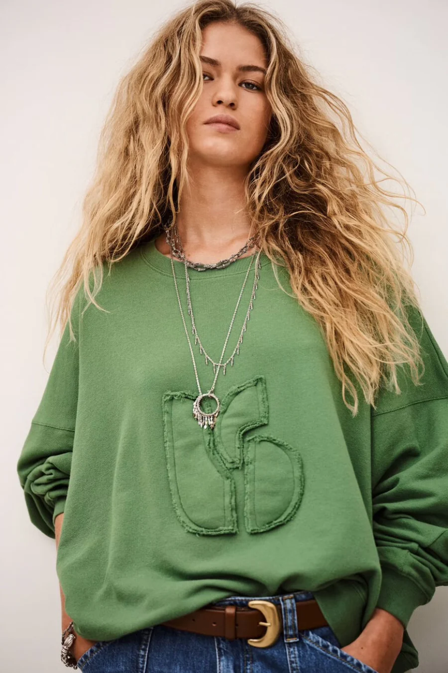 Baya Sweatshirt Vert - Image 2