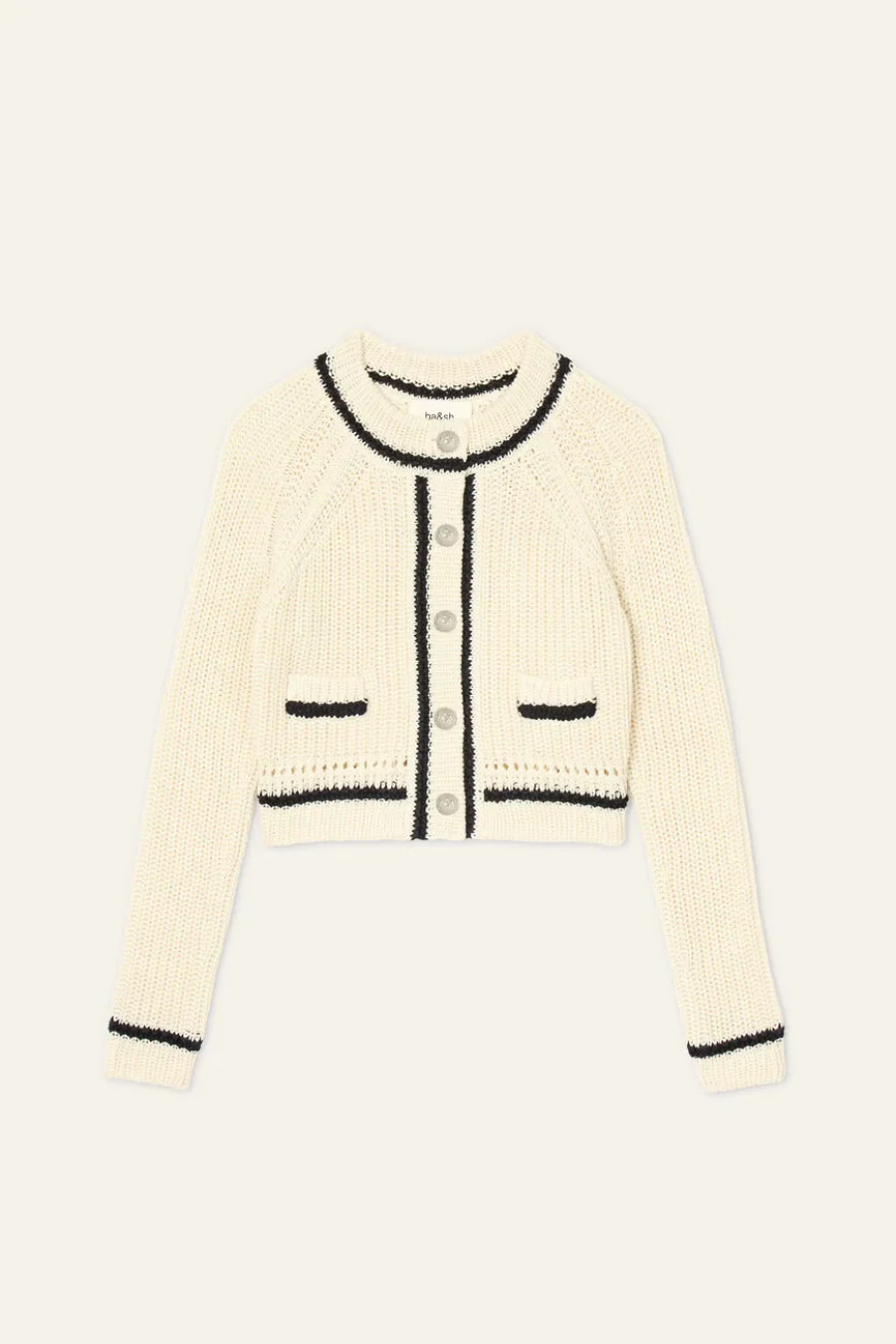 Beatrice Knit Cardigan Ecru - Image 5