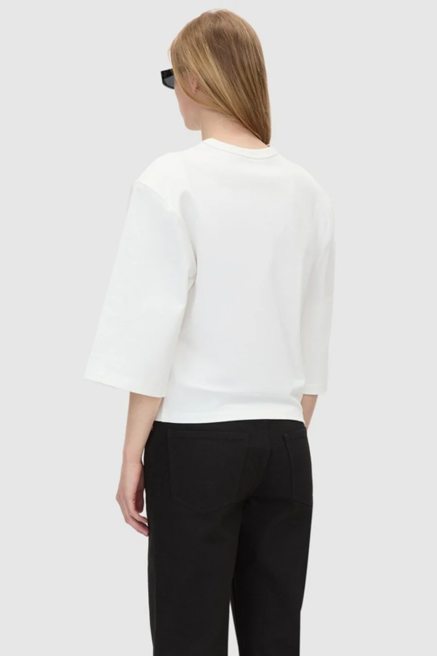 Beau Loose Sleeve Tee Soft White - Image 2