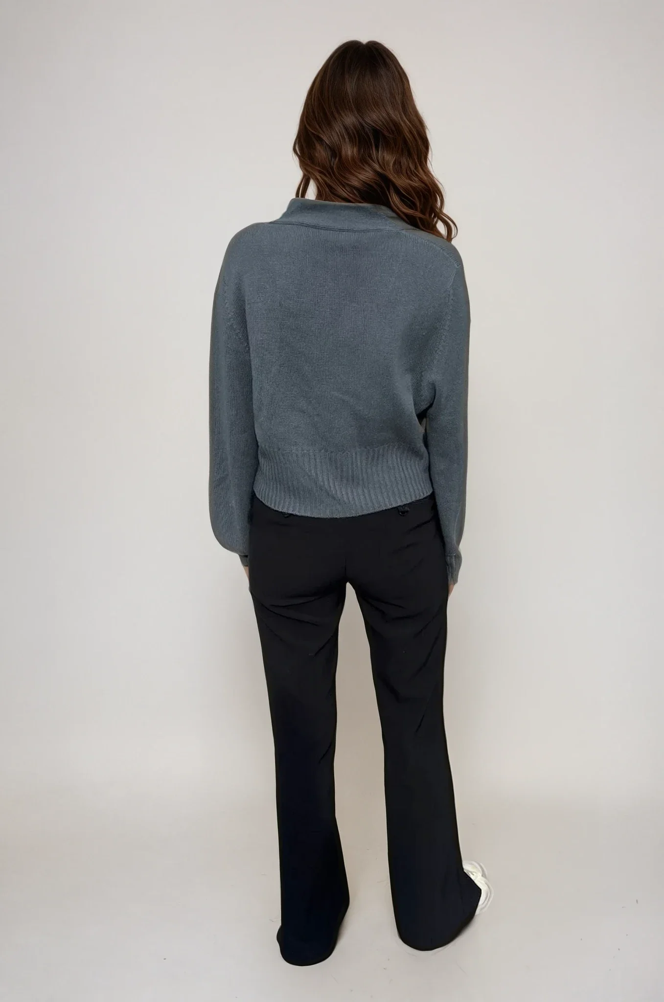 Bec Cashmere Knit Cardigan Castle Rock - Image 2