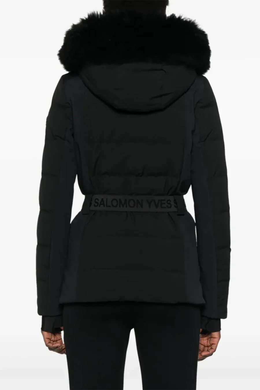 Belted Ski Jacket Noir - Image 3