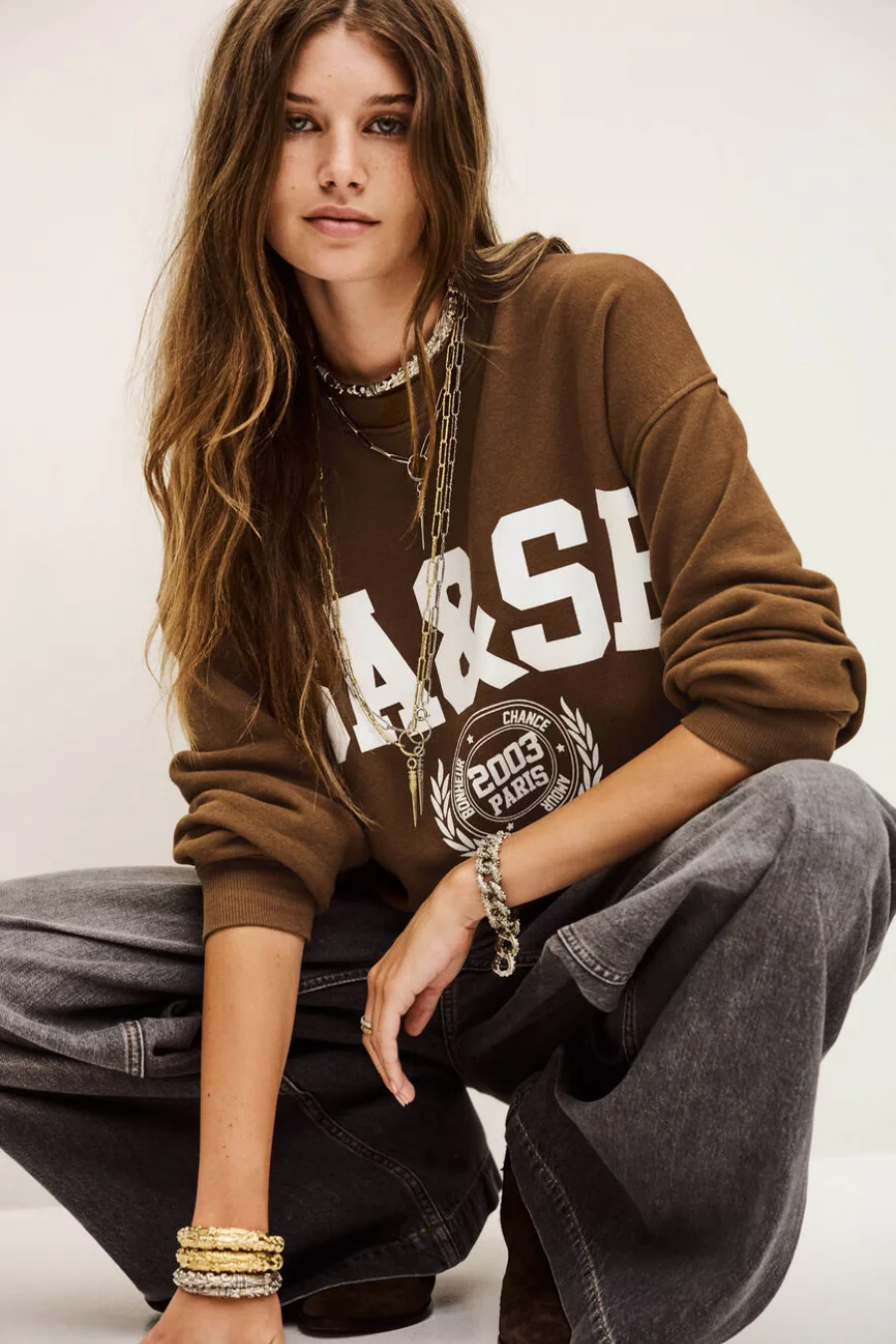 Benjamin Sweatshirt Brown - Image 3
