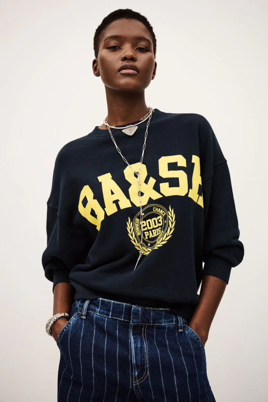 Benjamin Sweatshirt Marine - Image 2
