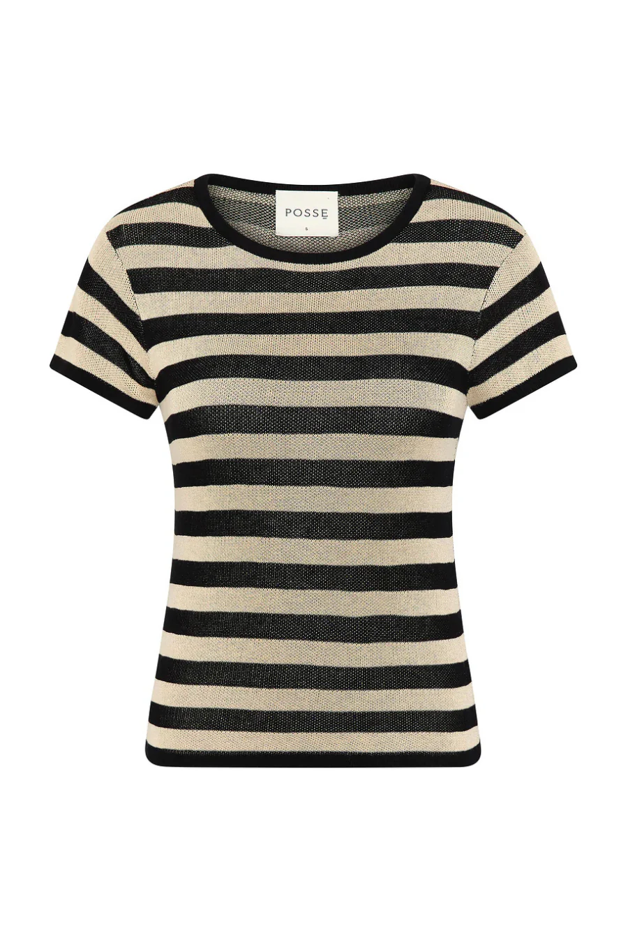 Birdie Tee Cream & Black - Image 3
