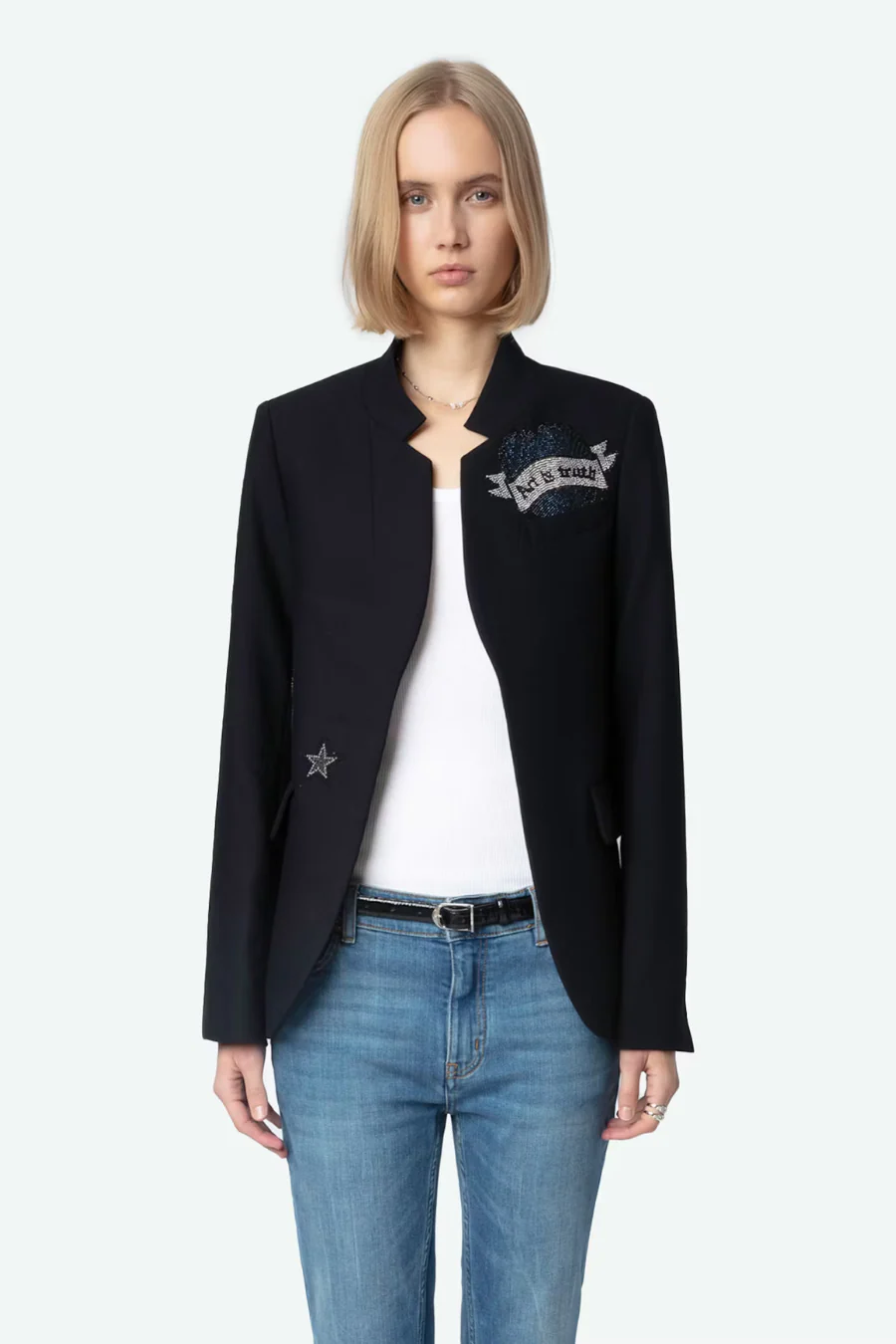 Bis Multistrass Blazer Encre - Image 3