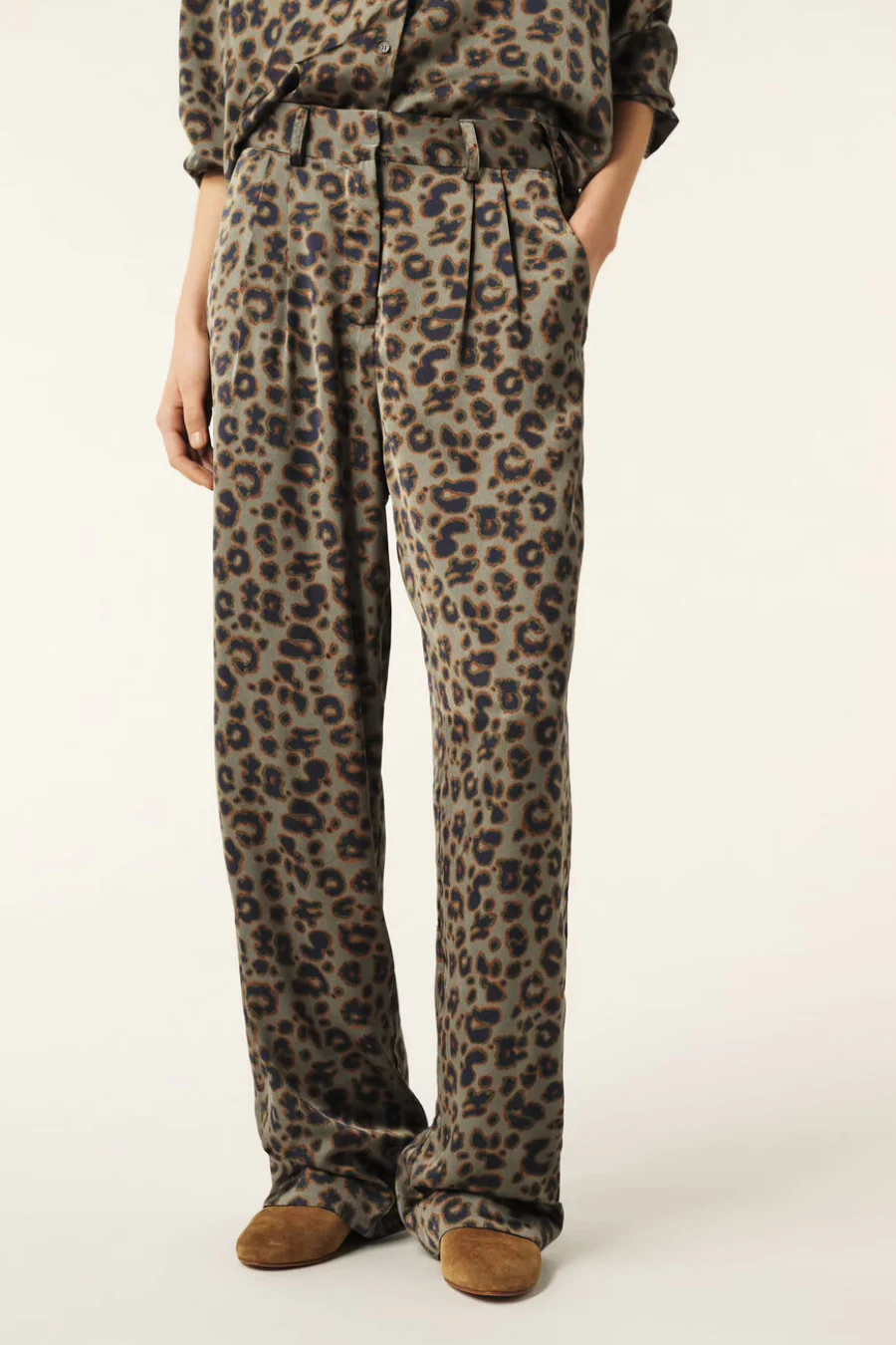 Bloy Trousers Khaki - Image 4