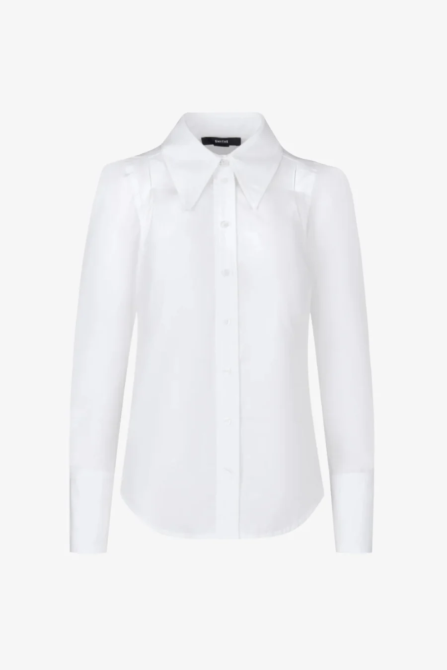 Box Pleat Shirt White - Image 3