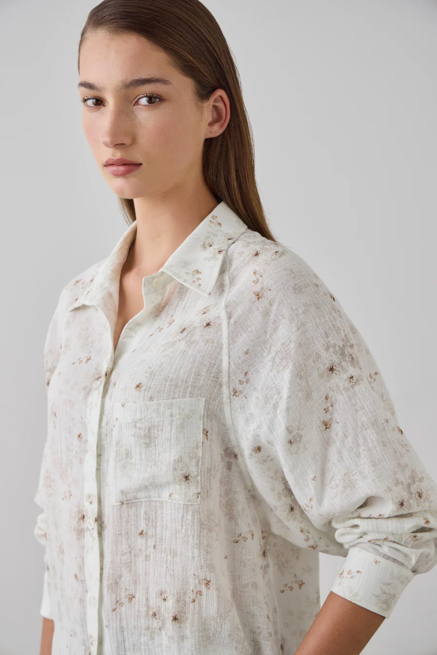 Boyfriend Shirt Floral - Image 5