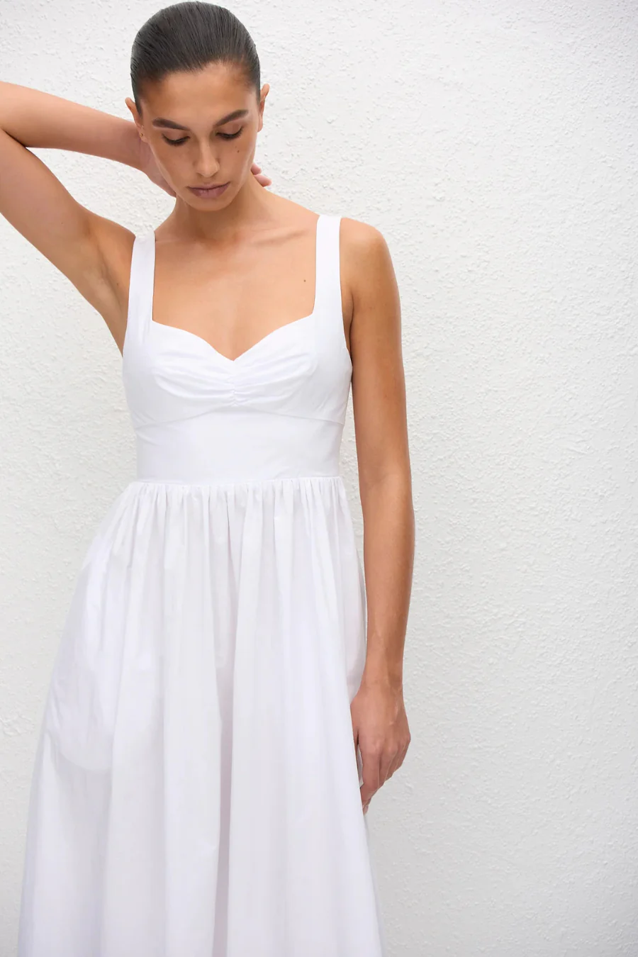Bralette Midi Dress White - Image 4