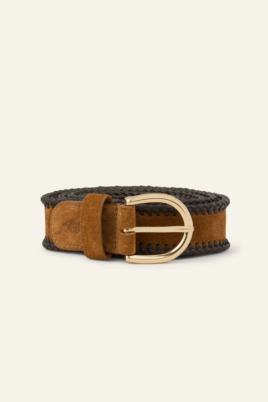 Brosco Woven Belt Cognac - Image 3