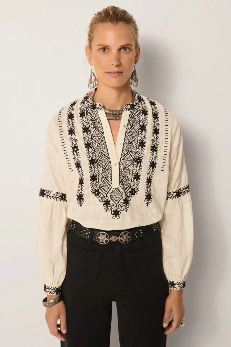 Bruna Blouse White Lies