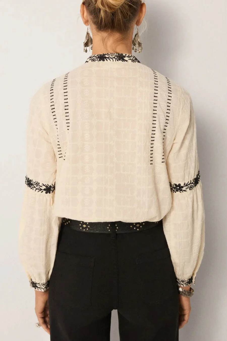 Bruna Blouse White Lies - Image 2