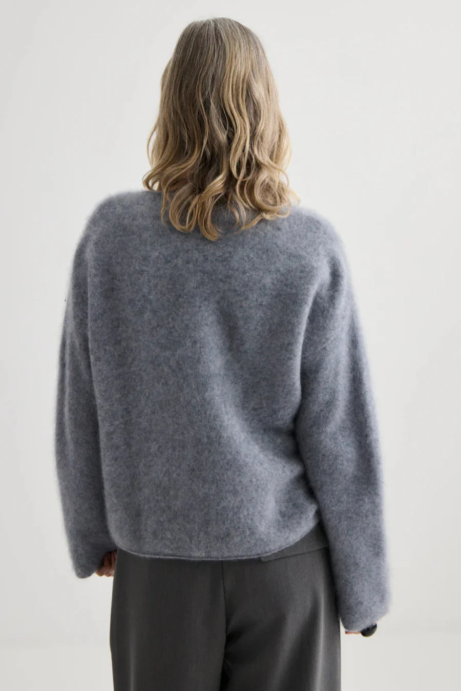 Brushed Cashmere V-Neck Flannel - Image 2