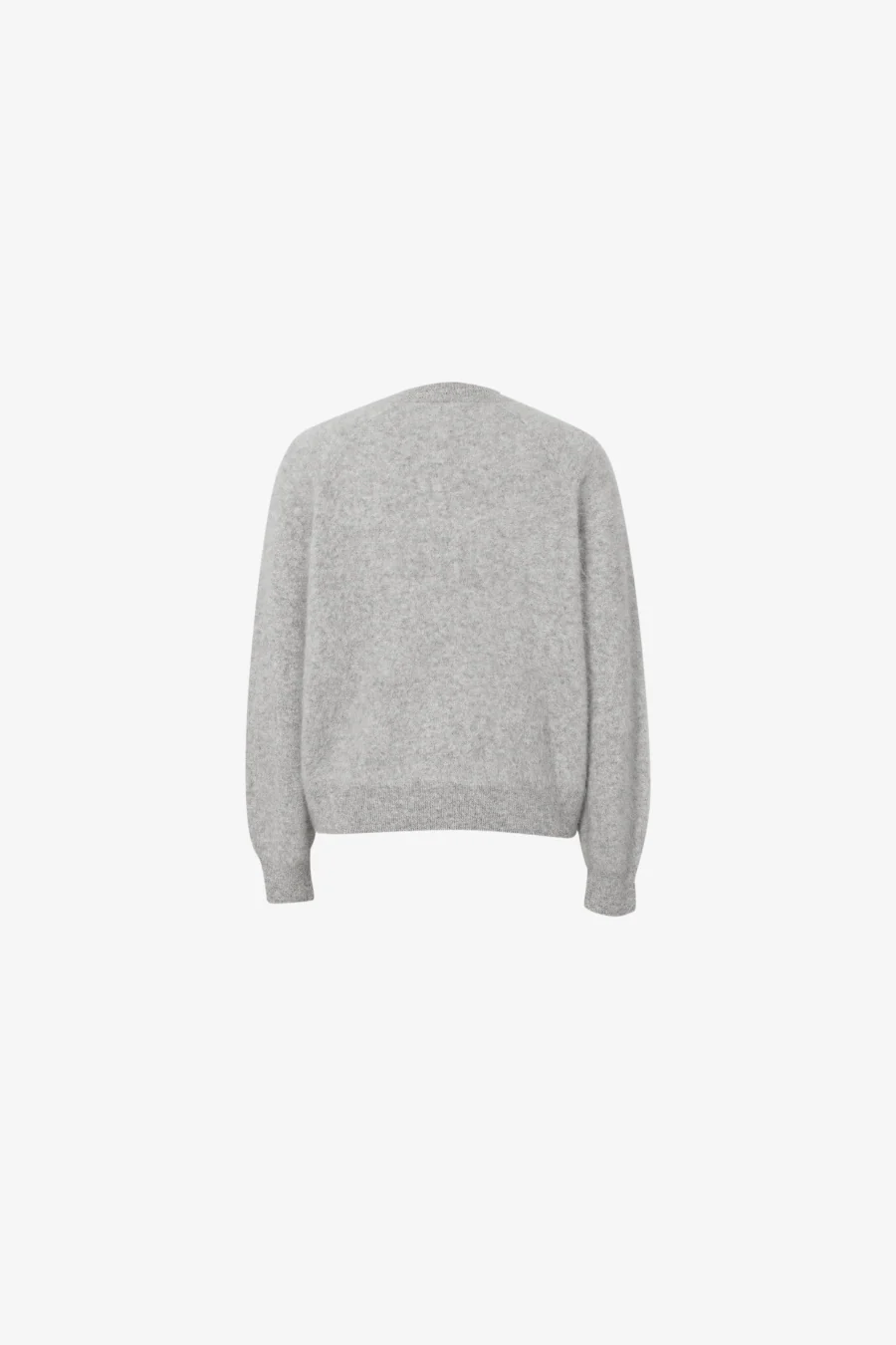 Button Up Cardigan Light Grey - Image 4