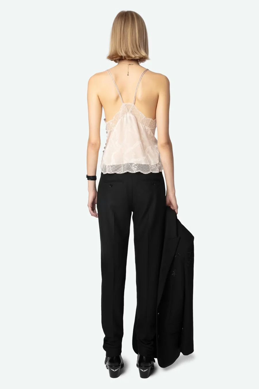 Cabri Silk Jacquard Camisole Sweet - Image 2