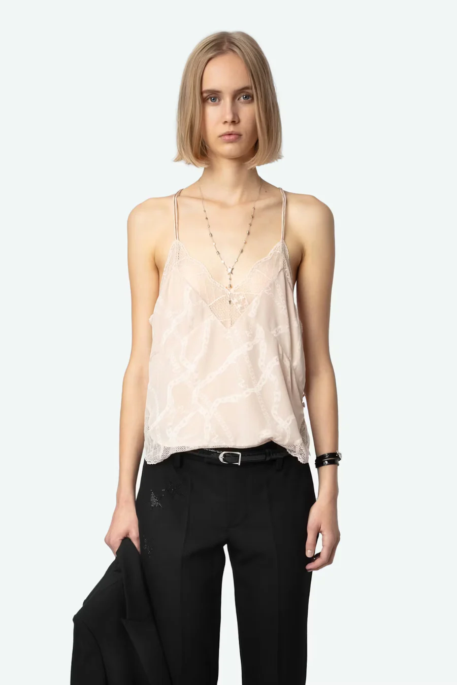 Cabri Silk Jacquard Camisole Sweet - Image 3