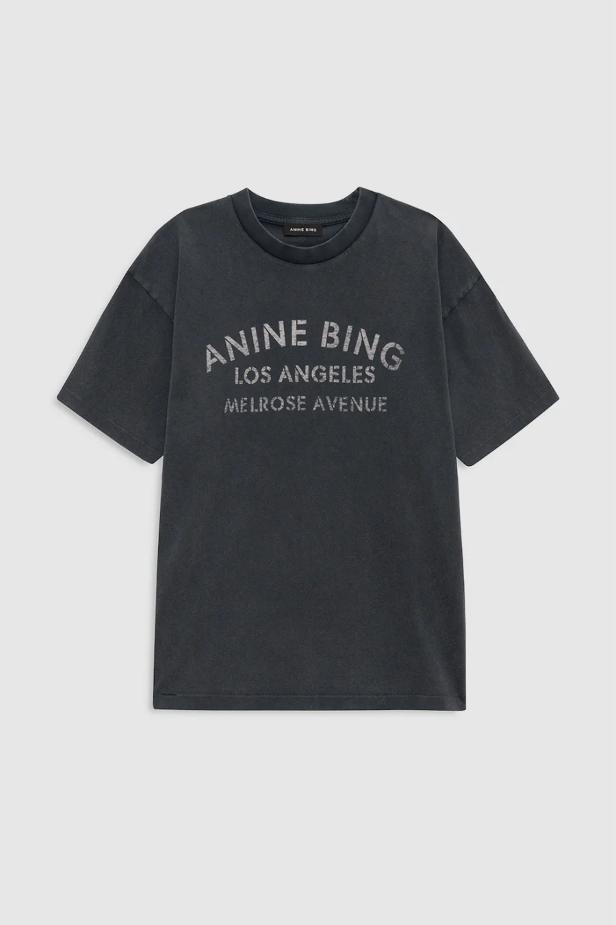 Cade Tee Melrose Stencil Washed Black - Image 2