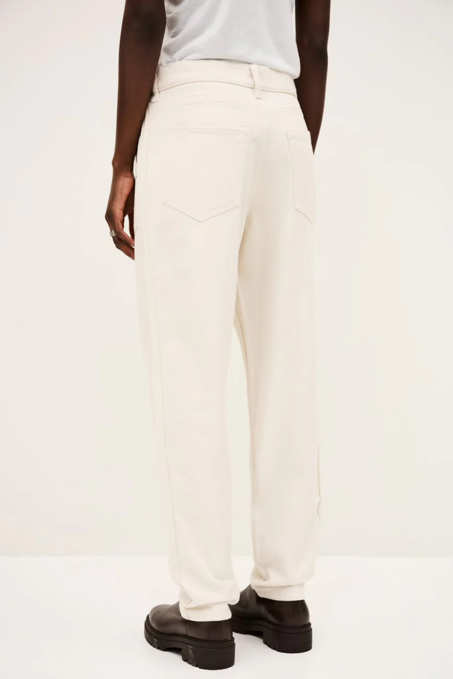 Cali Trousers Ecru - Image 3
