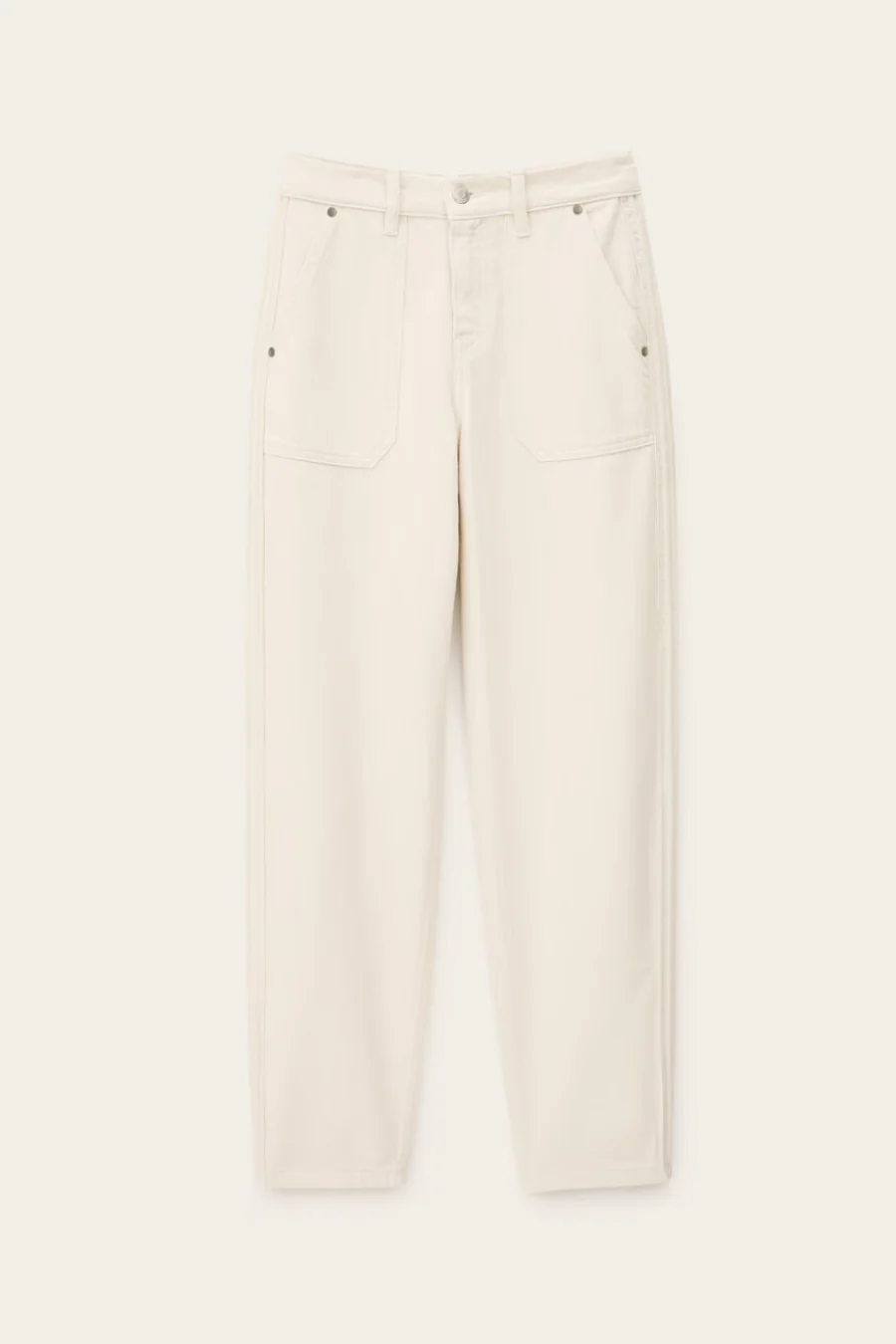 Cali Trousers Ecru - Image 4