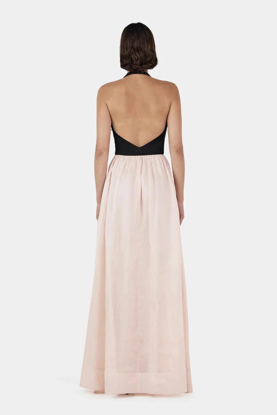 Calla Maxi Dress Black/ Pink - Image 2