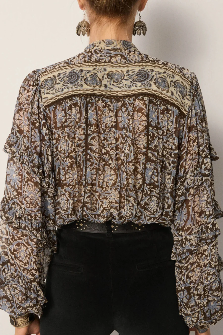 Camilla Blouse Blue Orchid - Image 2