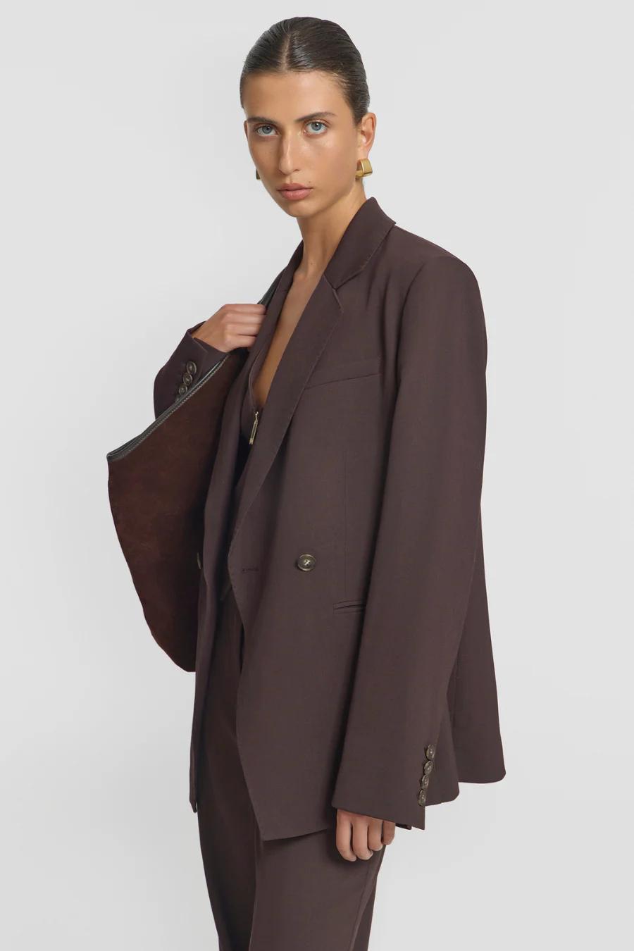 Captivate Blazer Cocoa - Image 4